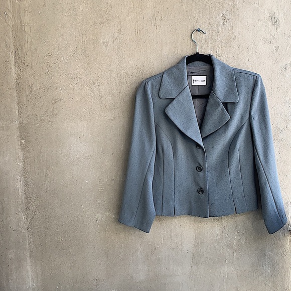 Women’s Formal Sage Dress and Blazer Vintage - Picture 11 of 13